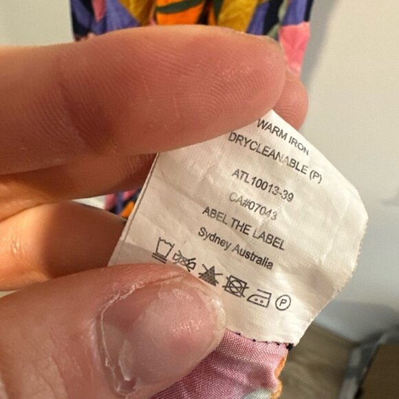 Anthropologie Abel The Label Leonard Maxi DressFloral Boho Vibrant Women - Picture 9 of 10